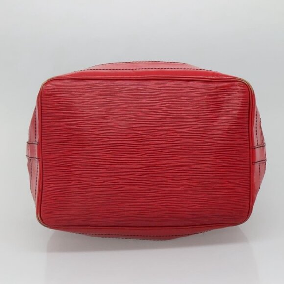 Authentic LOUIS VUITTON Epi Noe Shoulder Bag Red M44007 LV - Picture 12 of 16